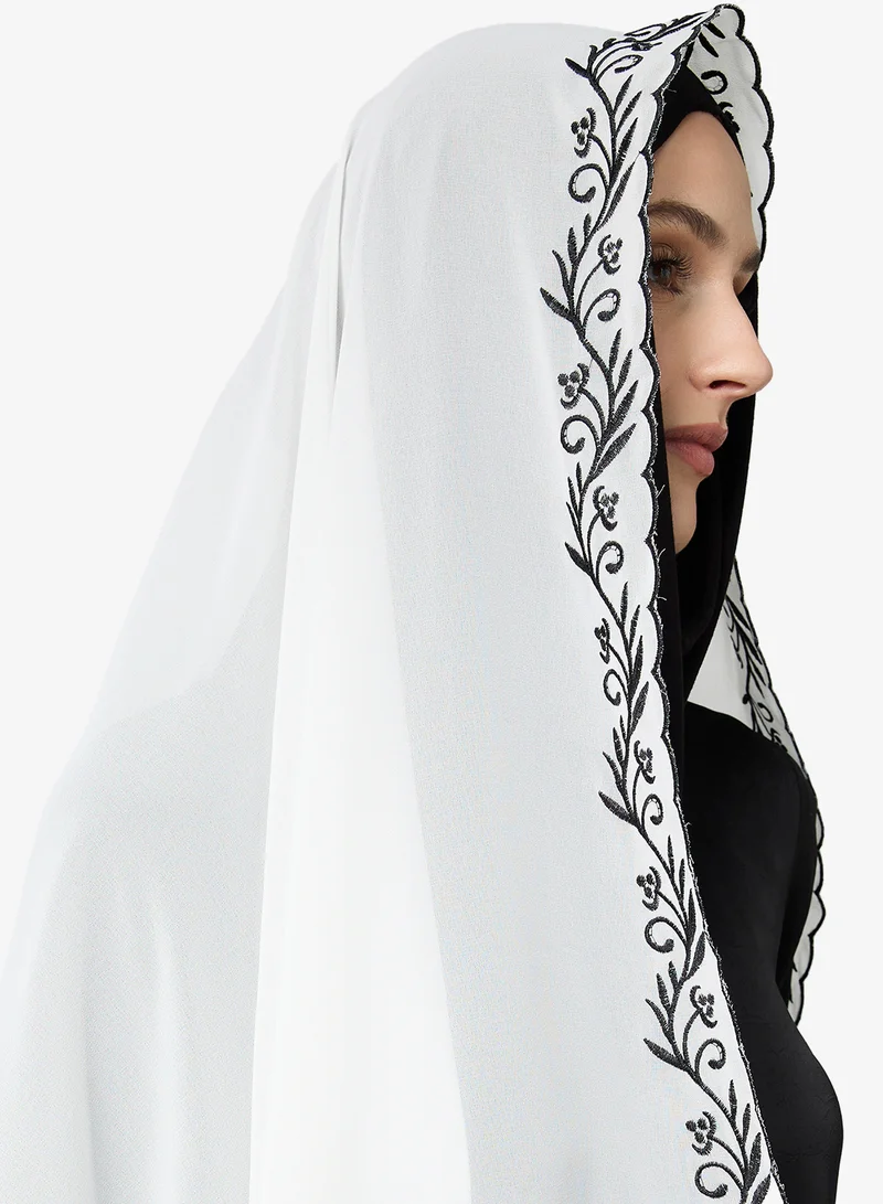 Khizana  Shiny Glossy Classic Modest Hijab Headscarf for Women | Best Price UAE